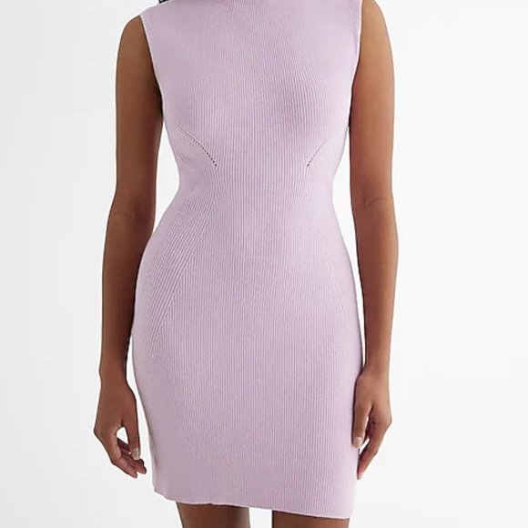 NWOT Express Ribbed Sweater Dress - US Large (never worn) - Picture 3 of 4